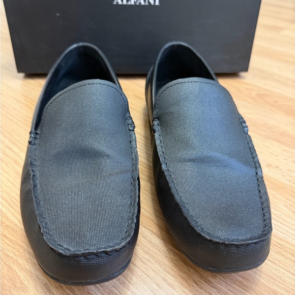 Alfani Men's Classic Black Slip-On Loafers - Picture 4 of 8